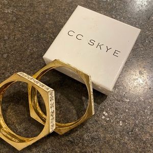 Cc skye white deco bracelet lot